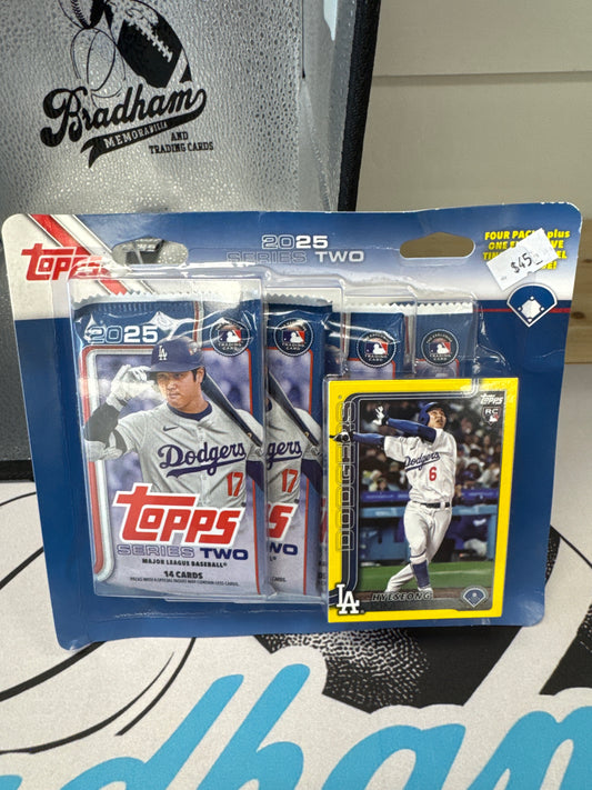 2025 Topps Series Two 4 pack bundle