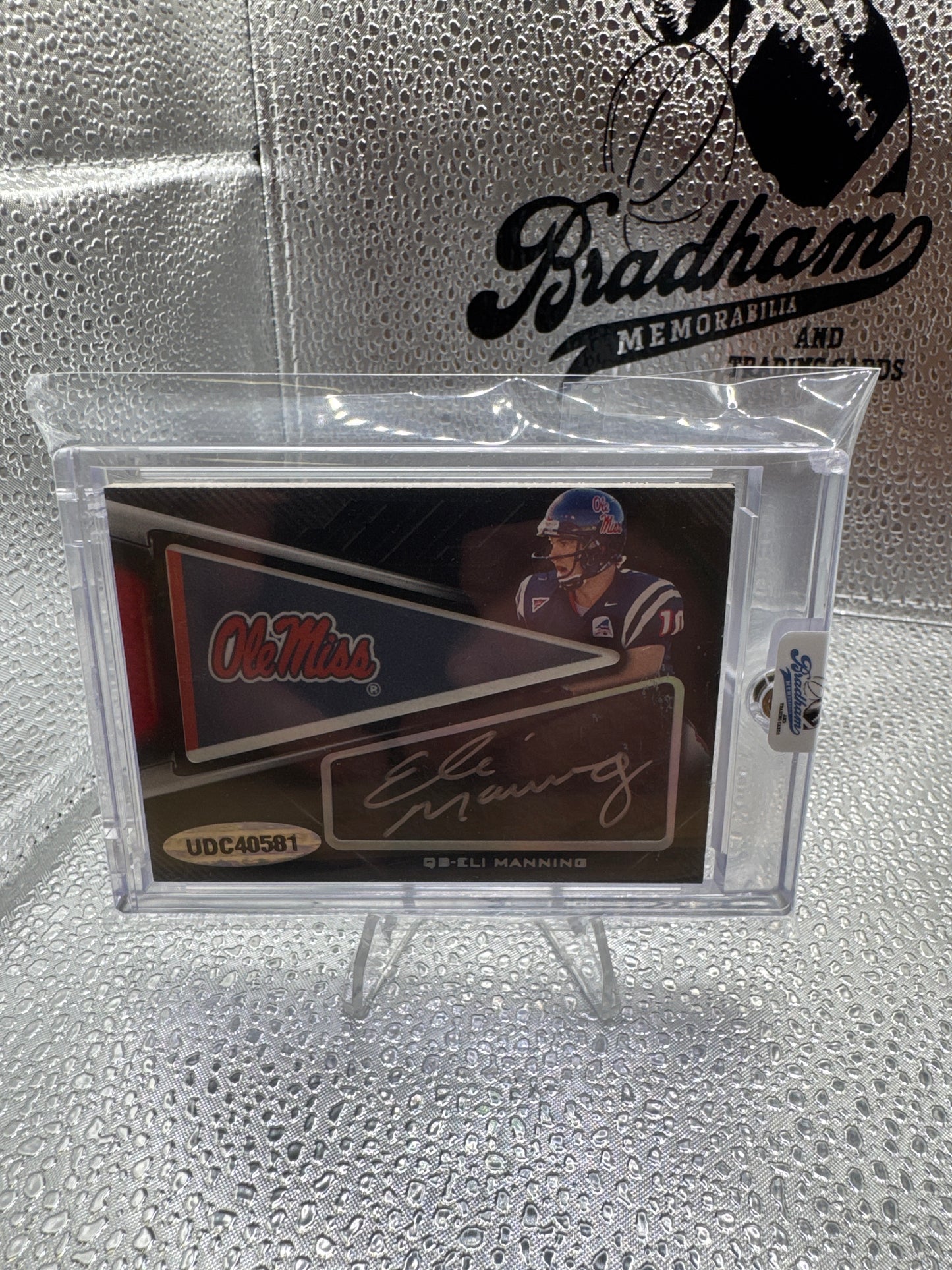 2009 Upper deck black Peyton and Eli Dual Auto /10