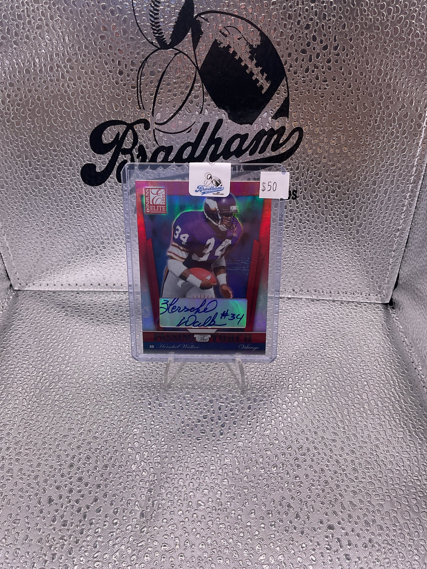 2002 Donruss Elite HERSCHEL WALKER & BENNETT 40/50