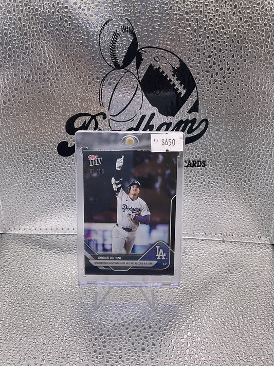 2025 Topps Now Shohei Ohtani #35 BLACK FOIL #1/10