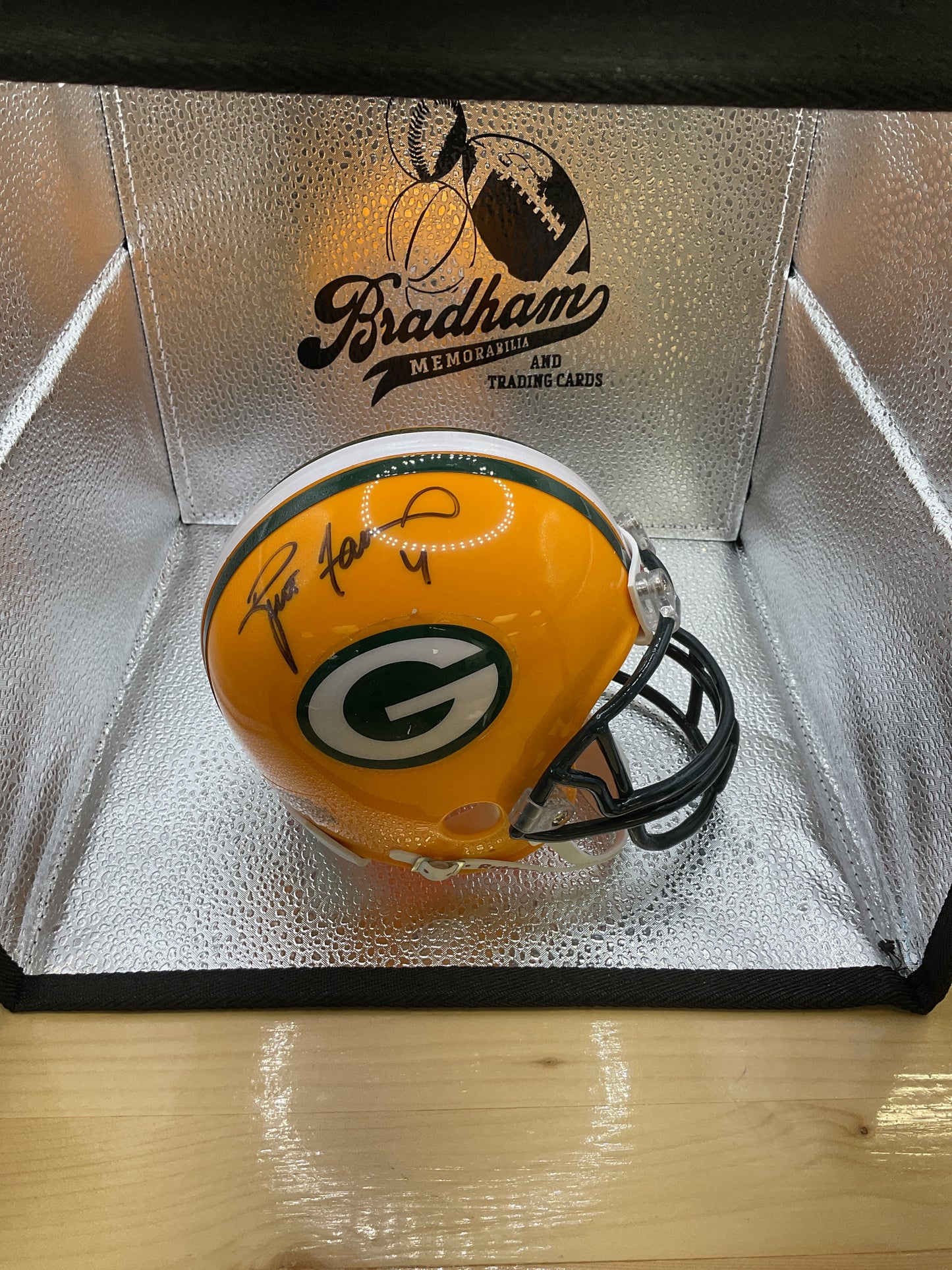 Brett Favre Mini Helmet Auto