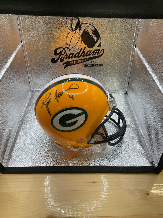 Brett Favre Mini Helmet Auto