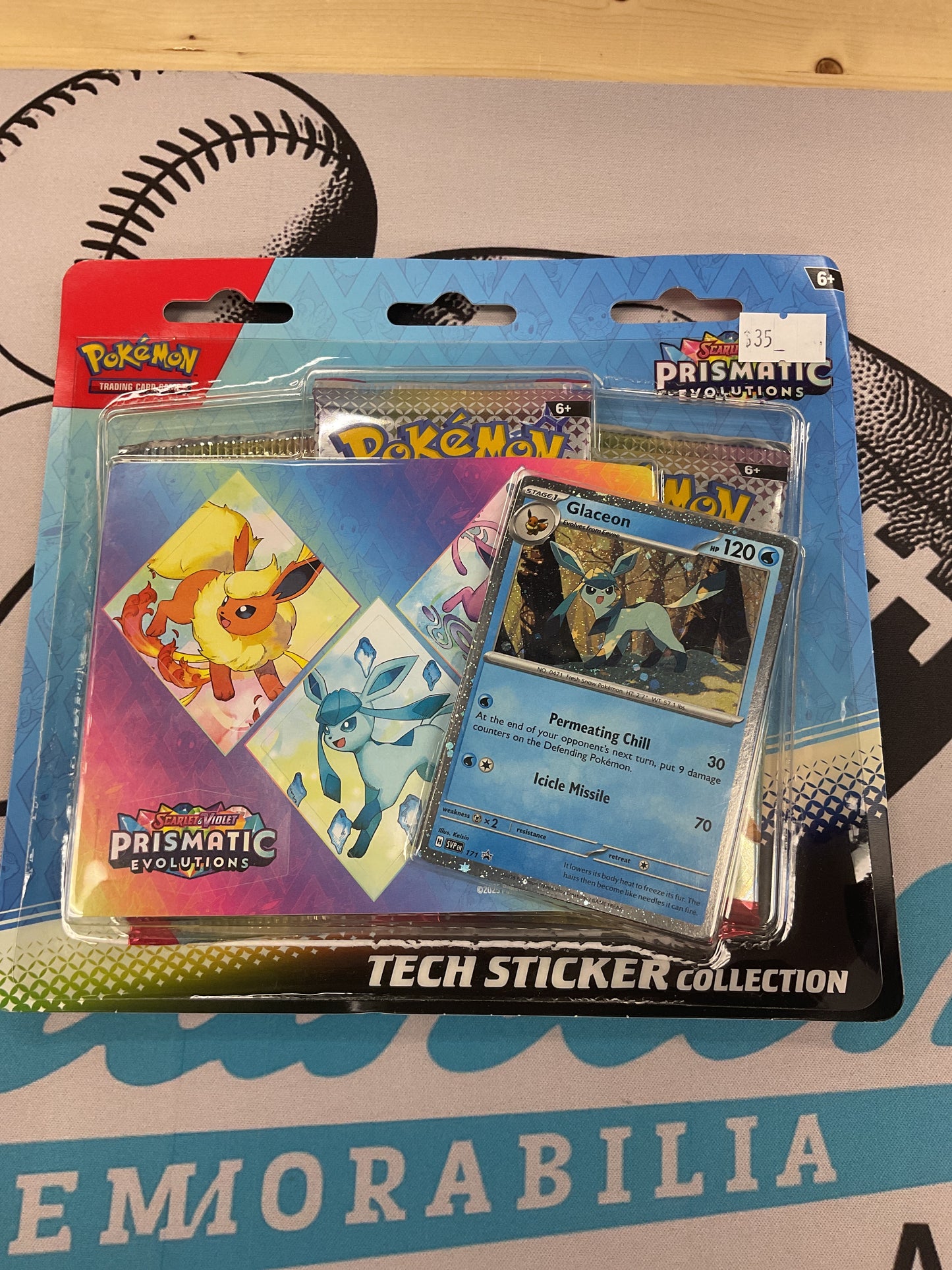 Prismatic Evolutions Tech Sticker Collection