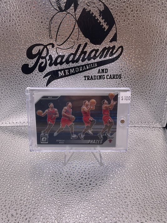 2024-25 Panini Donruss Optic Derrick Rose Phazes #9 Case Hit SP Chicago Bulls