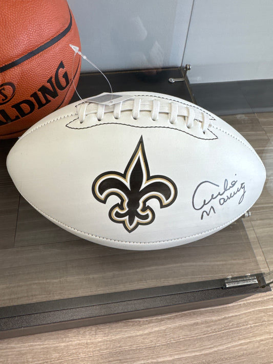 Fanatics Archie Manning Auto White Panel Football