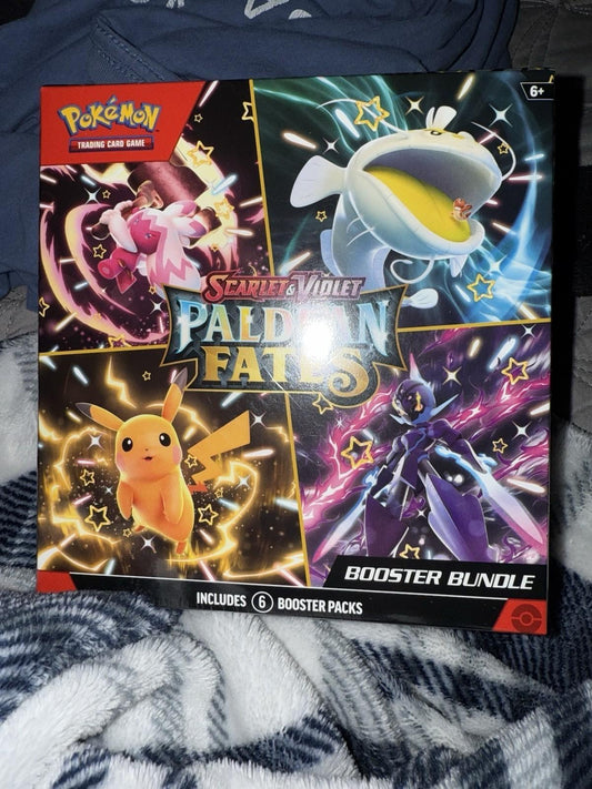 Pokémon Scarlet & Violet PALDEAN FATES Booster Bundle Box * CHECK DESCRIPTION