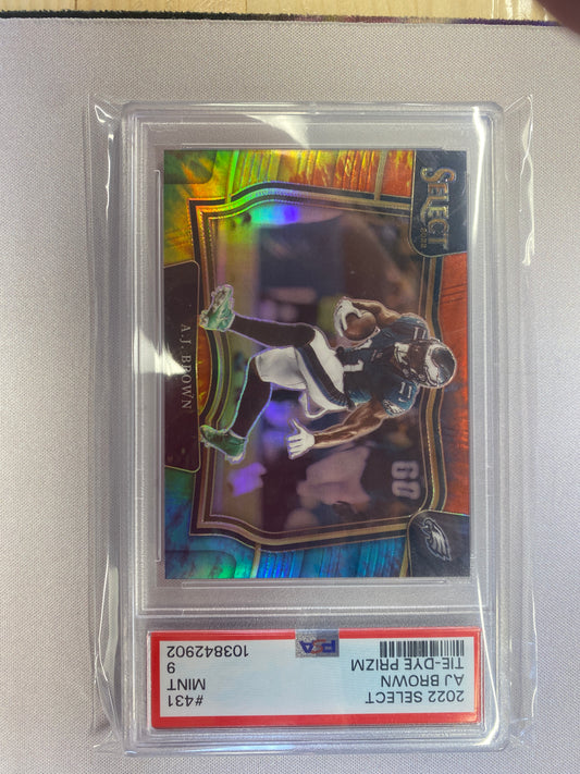 2022 Select Aj Brown Tie-Dye Prizm