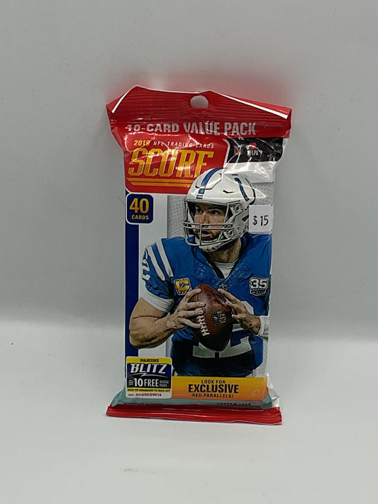 2019 Score Football 40 card pack
