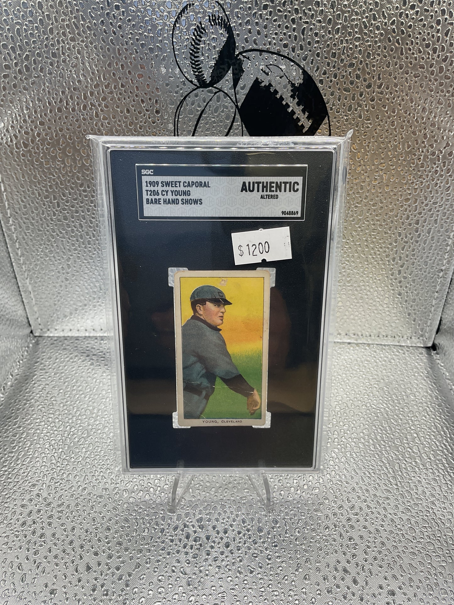 1909 Sweet Caporal T206 CY Young Bare Hand Shows (SGC)