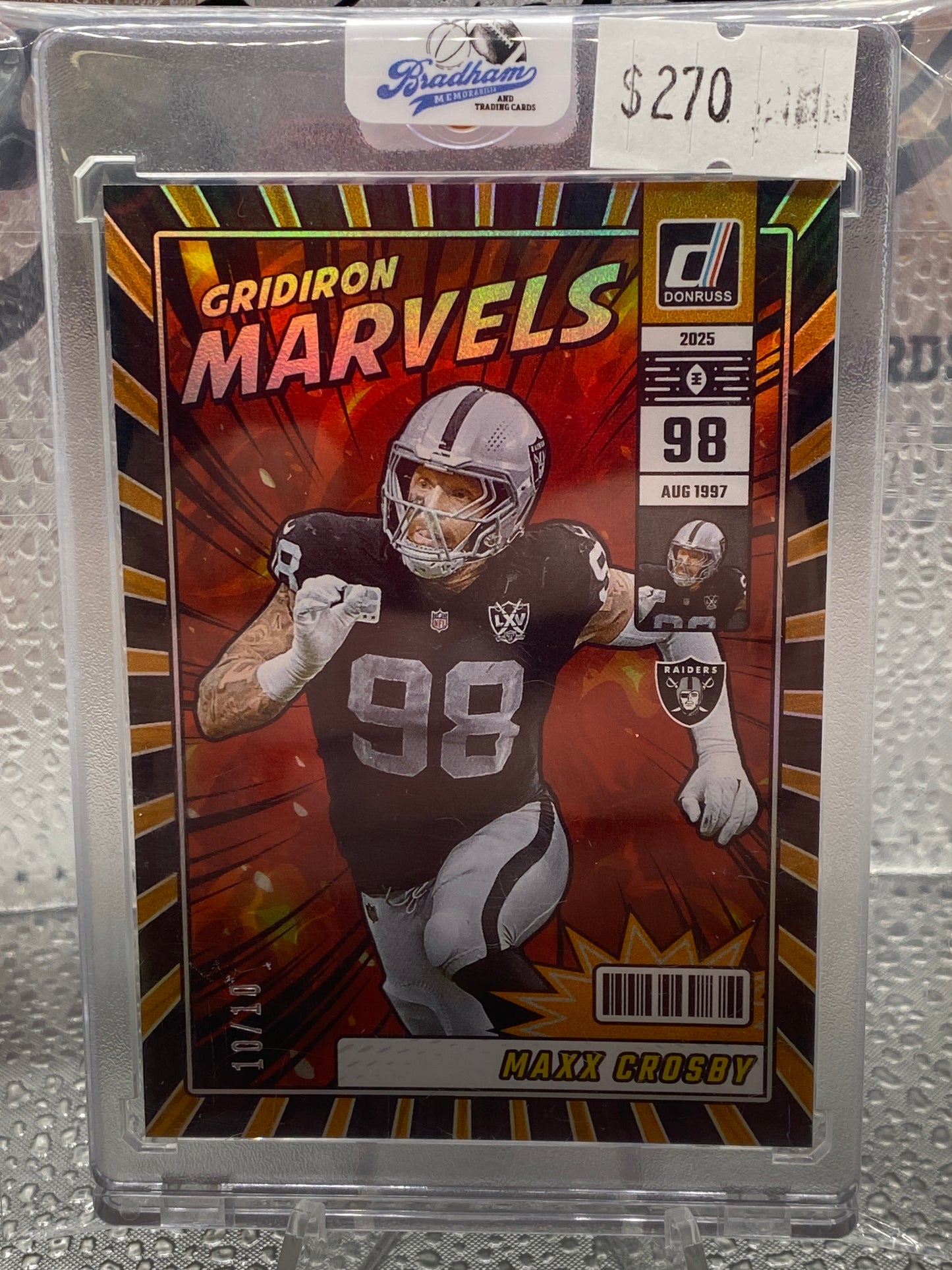 Maxx Crosby Gridiron Marvels /10