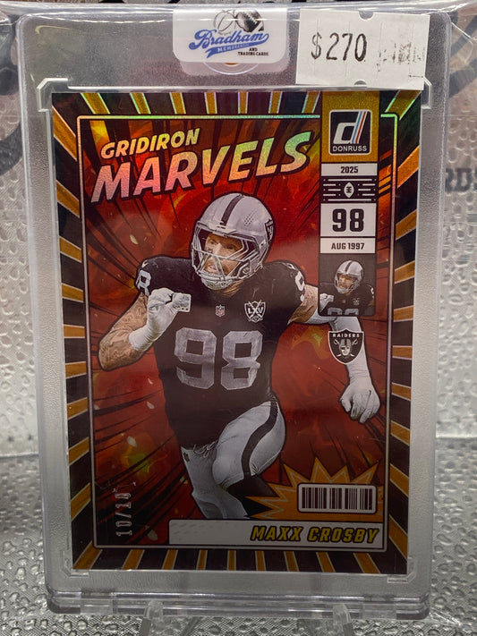 Maxx Crosby Gridiron Marvels /10