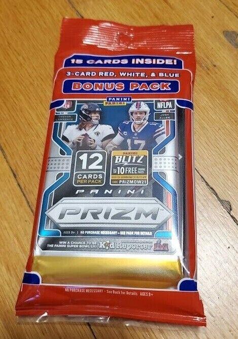 2021 Panini NFL Prizm Football Trading Card Multipack