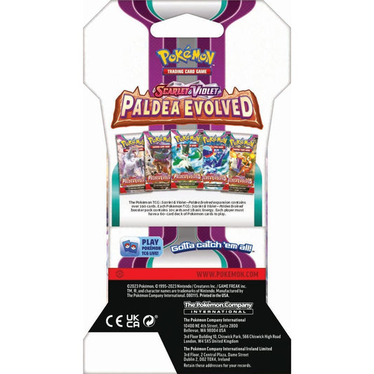 Pokemon TCG Paldea Evovled Sleeved Booster Pack X1