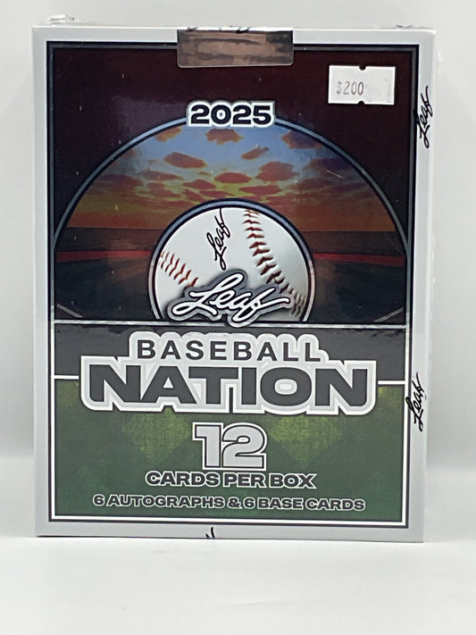 2025 Leaf Baseball Nation Hobby