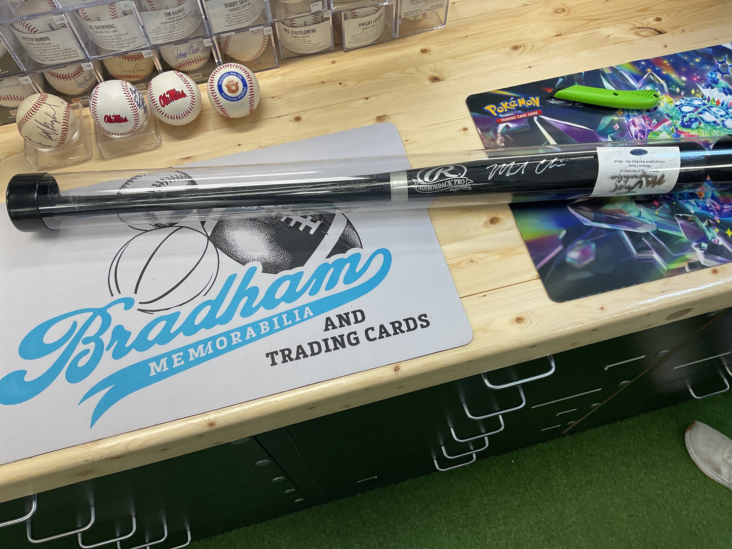 Michael Choice Signed Bat