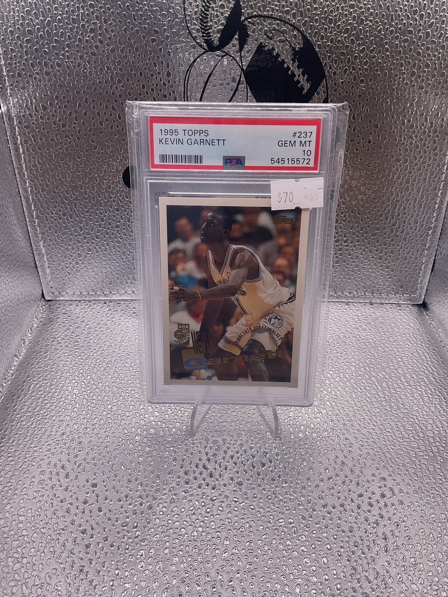 1995 Topps #237 Kevin Garnett Timberwolves RC Rookie HOF PSA 10 GEM MINT