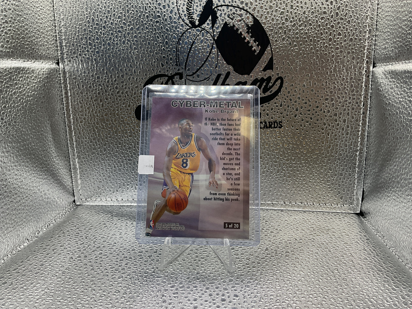 1996-97 Fleer Metal~Cyber Metal~ Kobe Bryant #5 (RC)