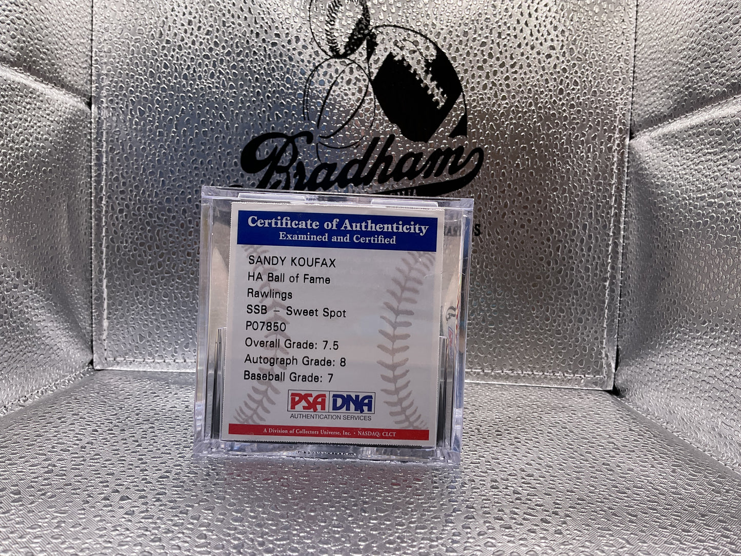 Sandy Koufax Signed Baseball with COA