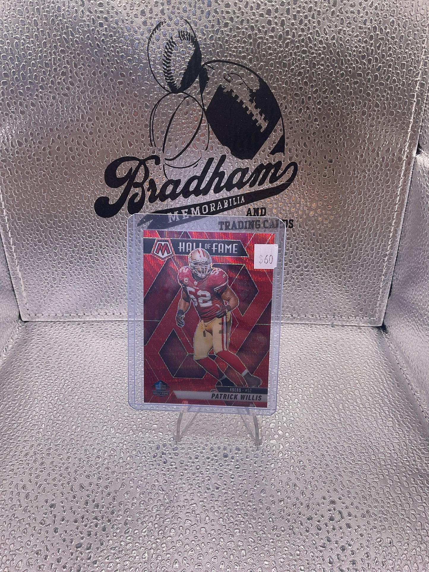 2025 Panini Mosiac Patrick Willis 26/27 Hall of Fame RED WAVE 49ers SSP