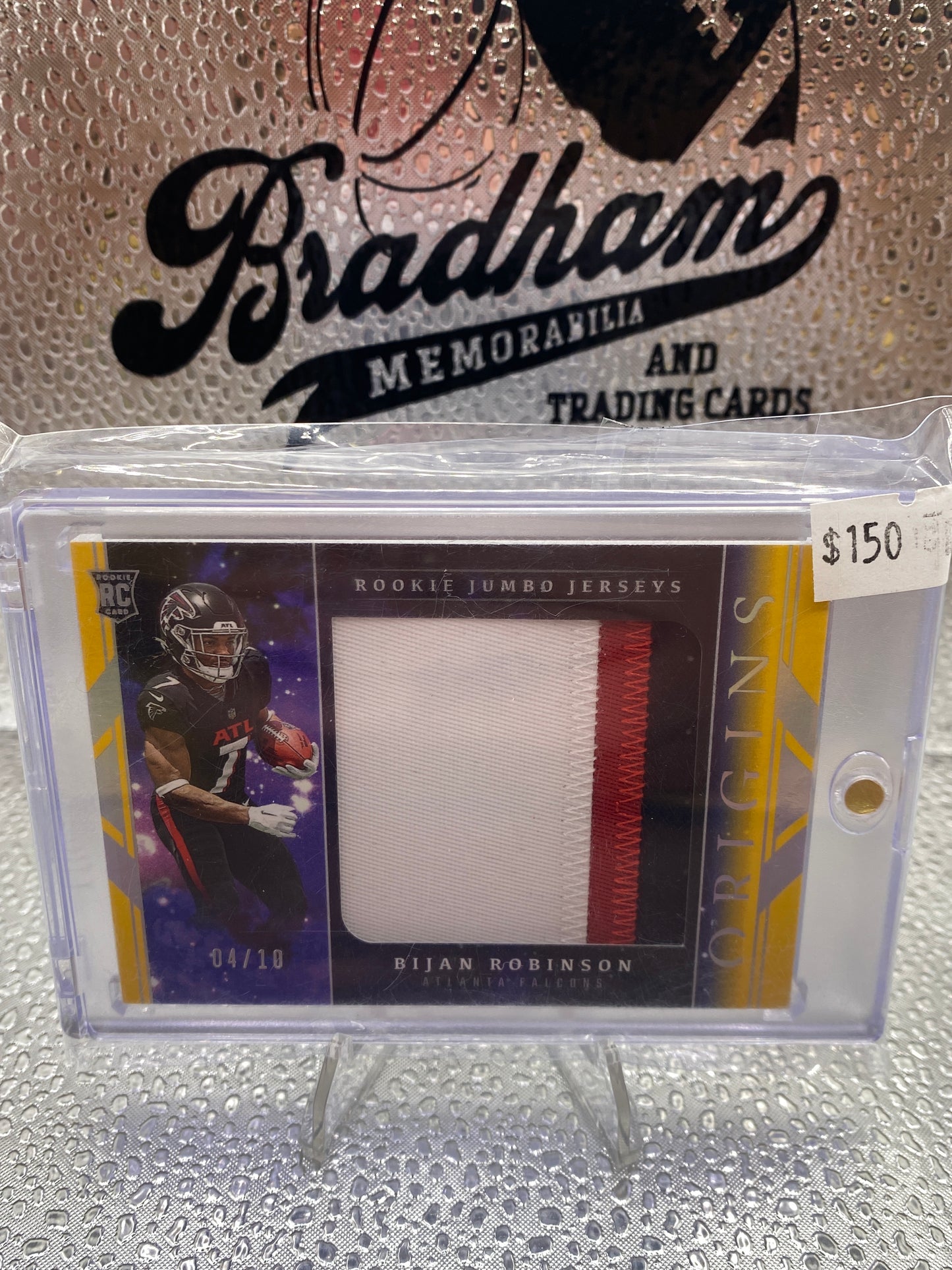 Bijan Robinson Rookie Jumbo Jersey  Triple color patch /10