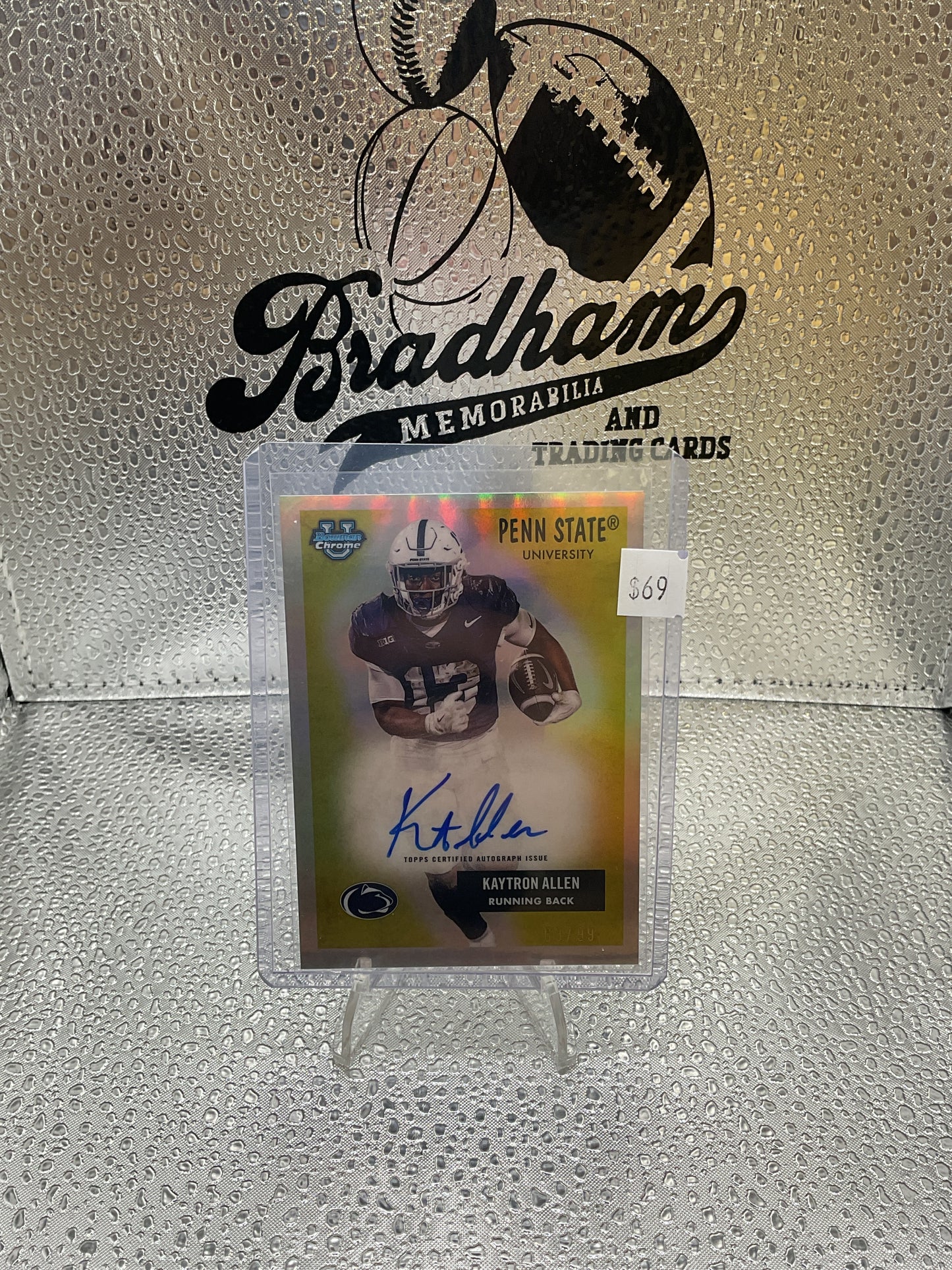 2025 Bowman Chrome University #55AV-KA Kaytron Allen Auto /99 - ON CARD AUTO