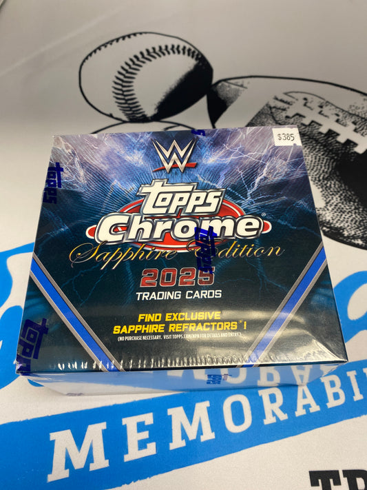 2025 WWE Topps Chrome Sapphire Edition
