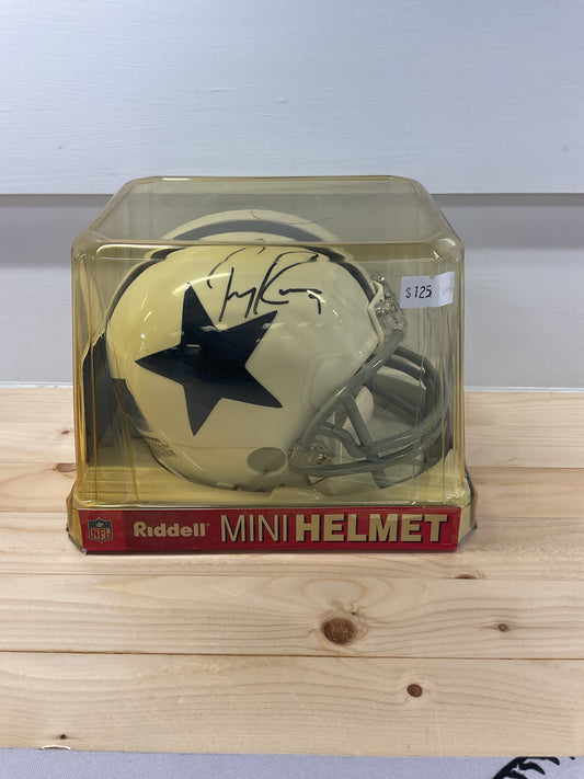 Tony Romo Signed Dallas Cowboys Mini Helmet