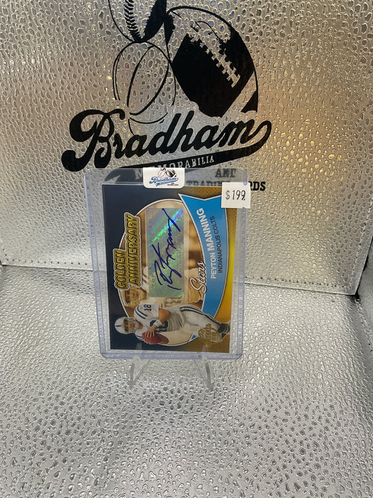 Peyton Manning Auto- Golden Anniversary #GAS-PM
