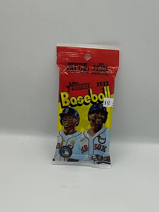 22 Topps Heritage Baseball Wm Fat Pack