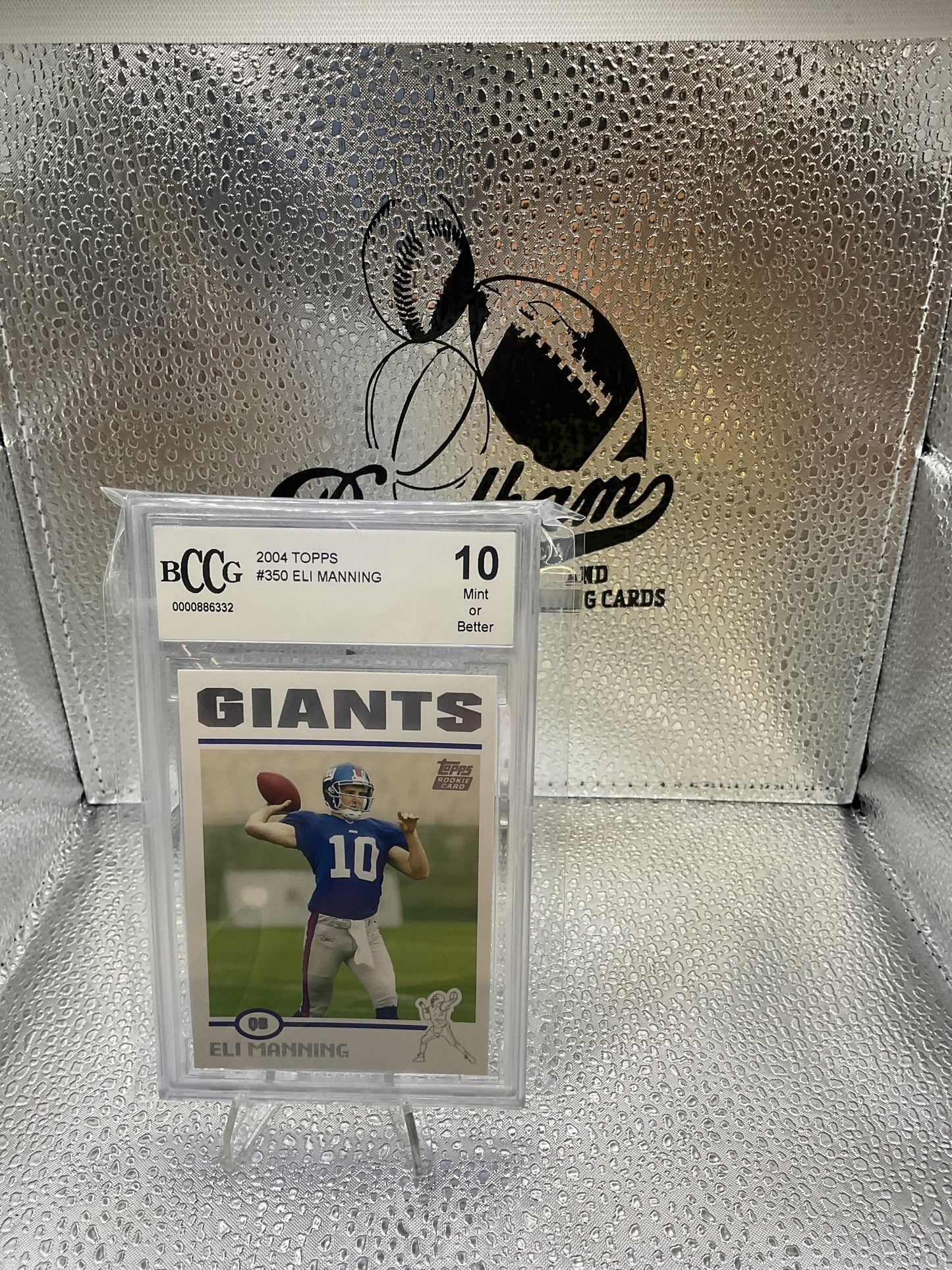 2004 Topps Chrome Eli Manning Beckett 10