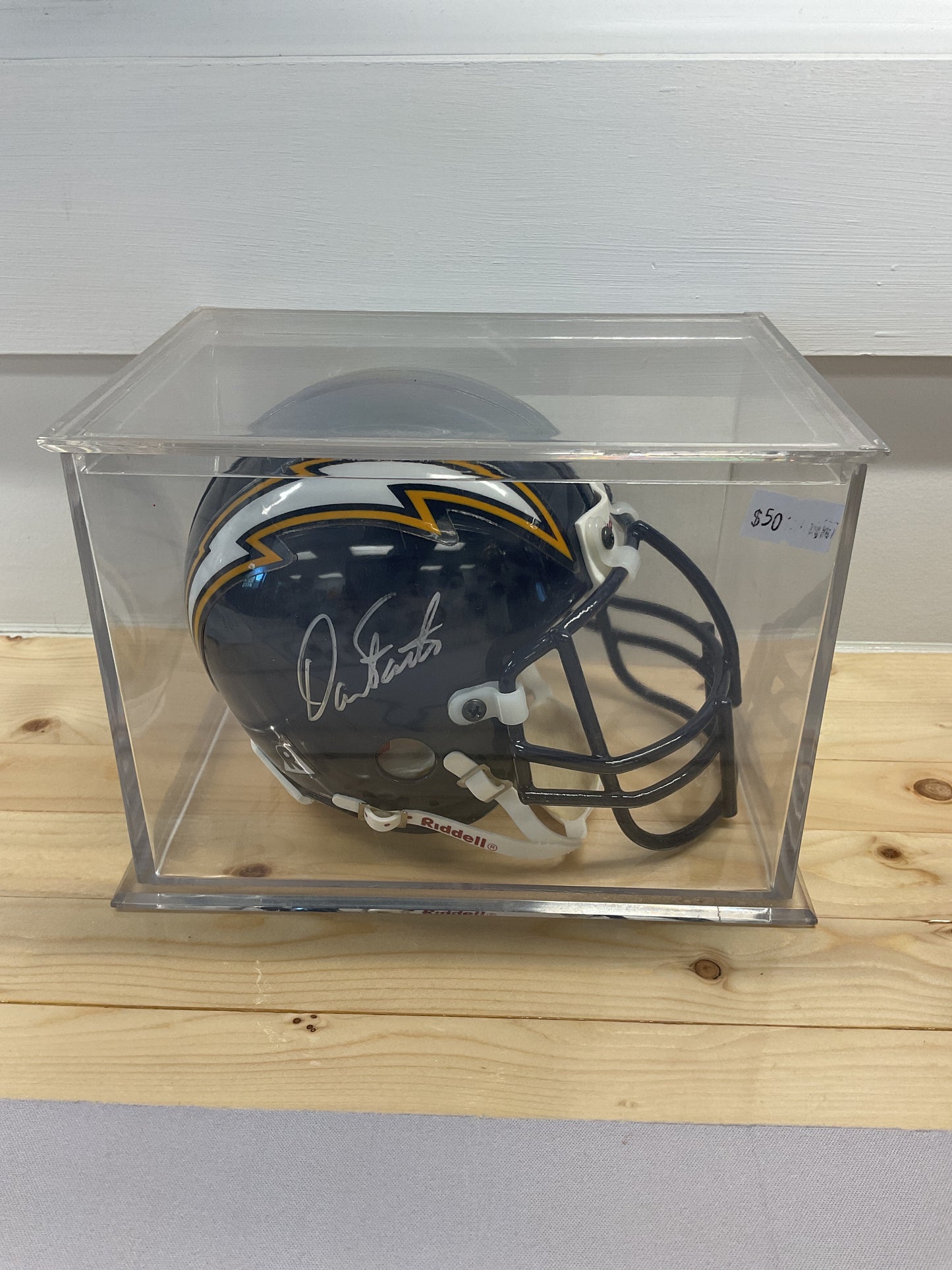 Dan Fouts Signed Chargers Mini Helmet