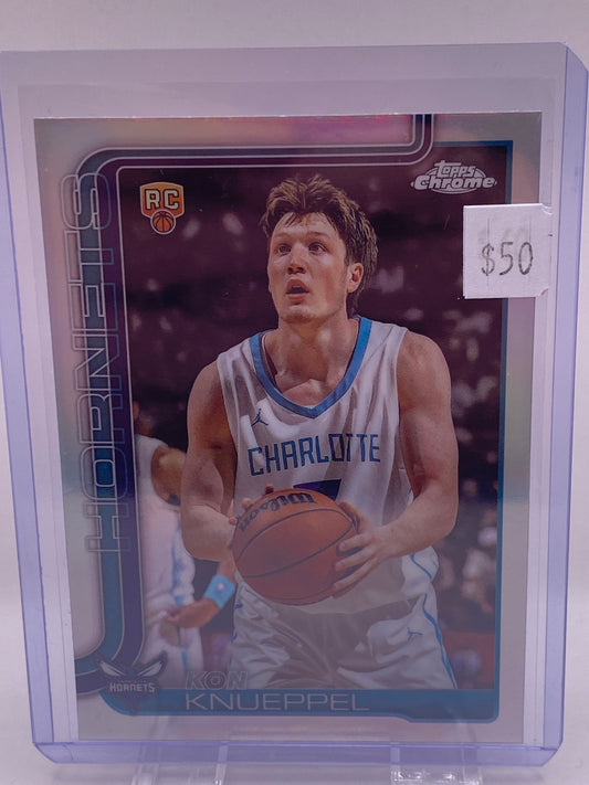 Kon Knueppel Topps Chrome RC Silver