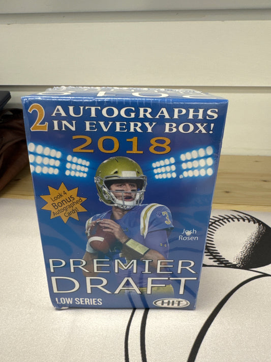 2018 Hit Premiere Draft Football Blaster