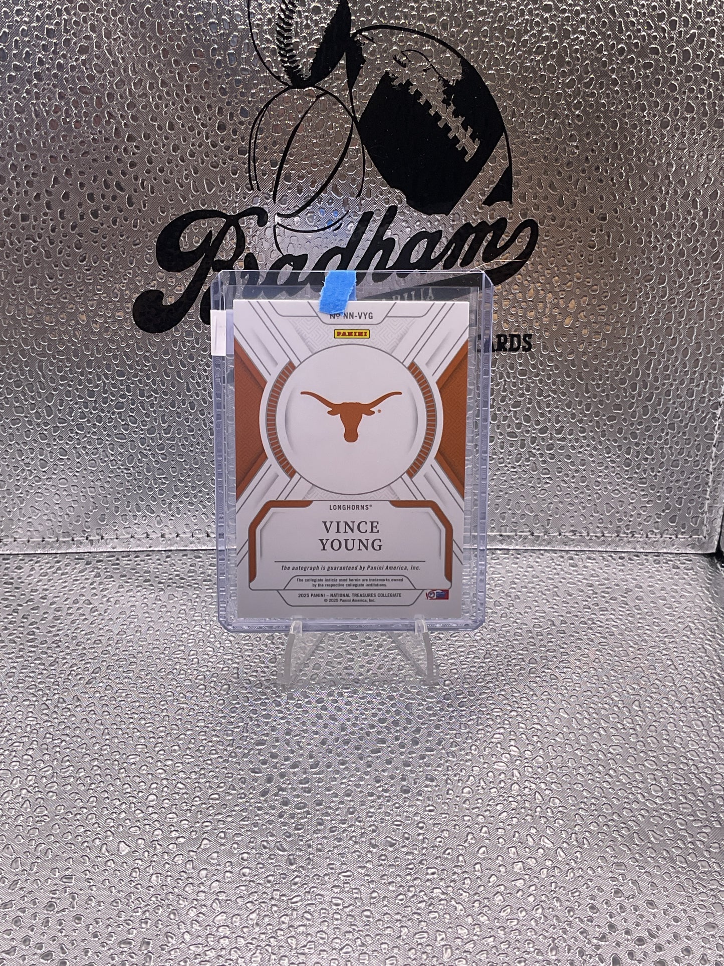 2025 National Treasures Collegiate Vince
Young Notable Nicknames Auto 61/75 NN-VYG