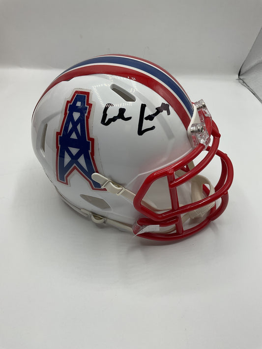 Earl Campbell Signed Houston Oilers Mini Helmet