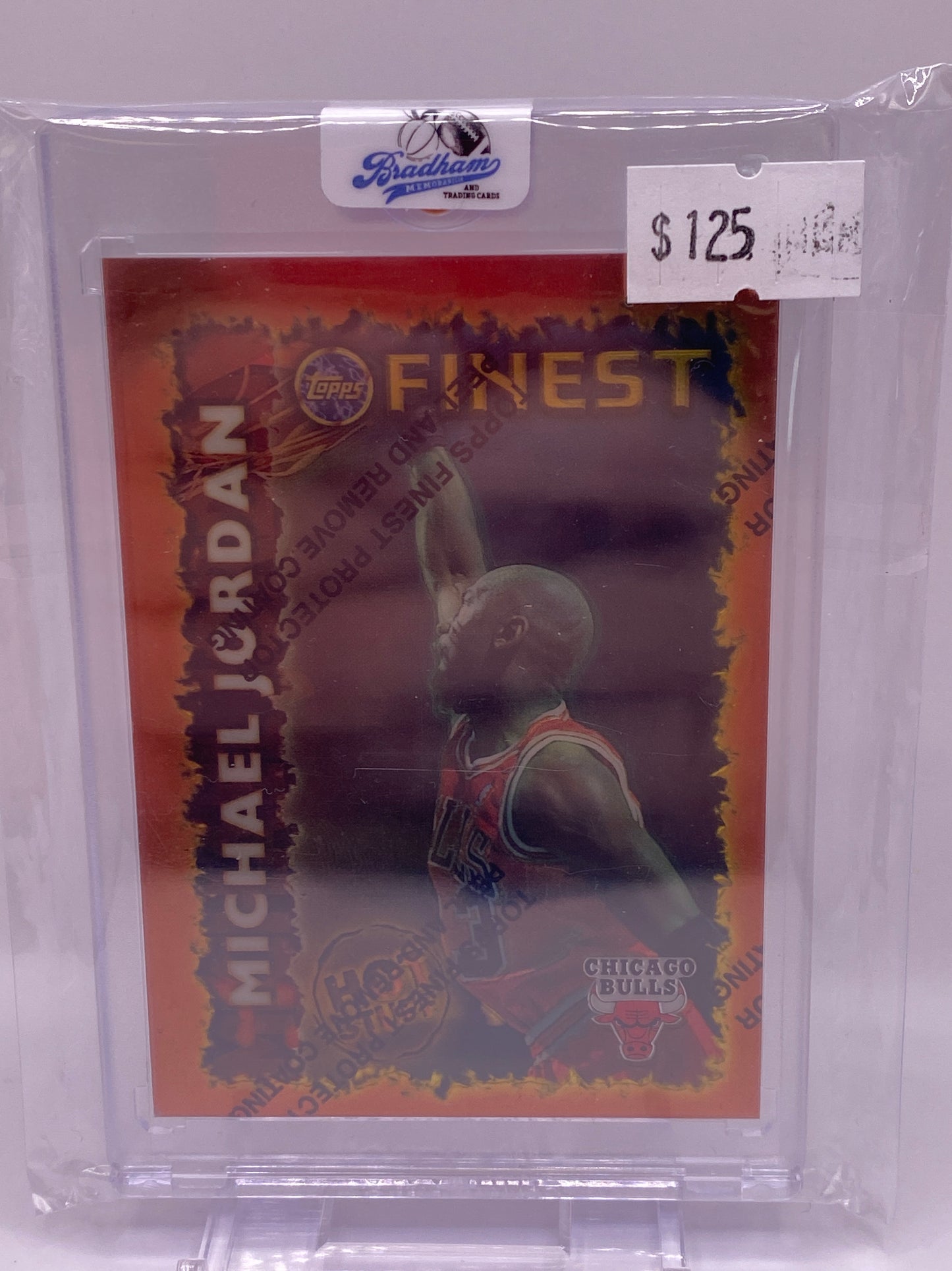 Michael Jordan Topps Finest w/coating (HS1)
