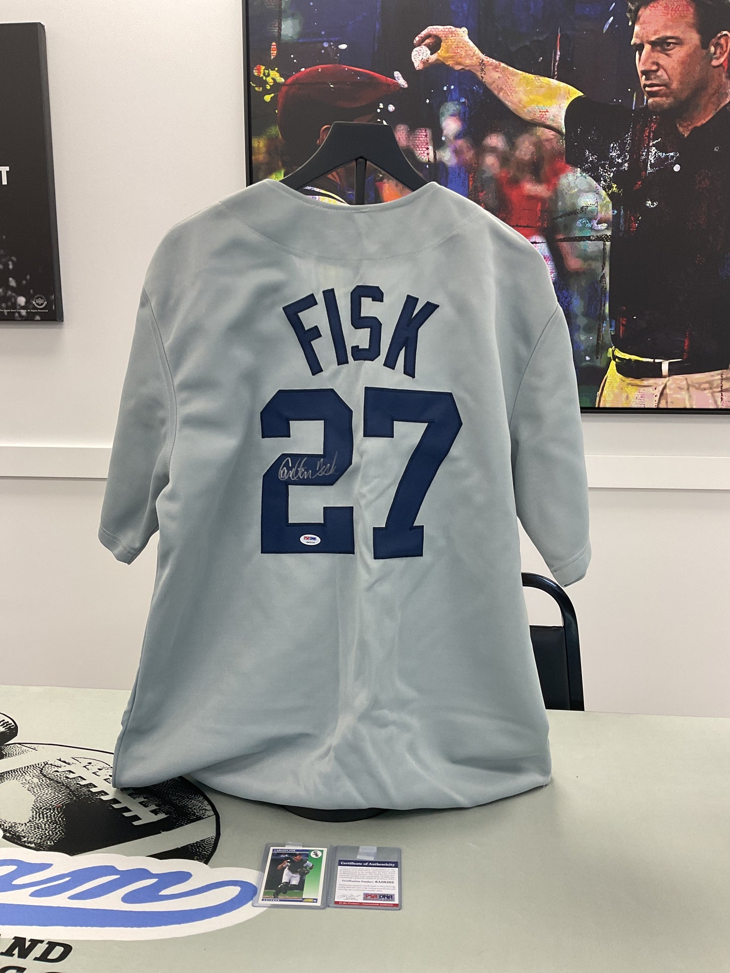 Carlton Fisk Signed Boston Red Sox Jersey with COA