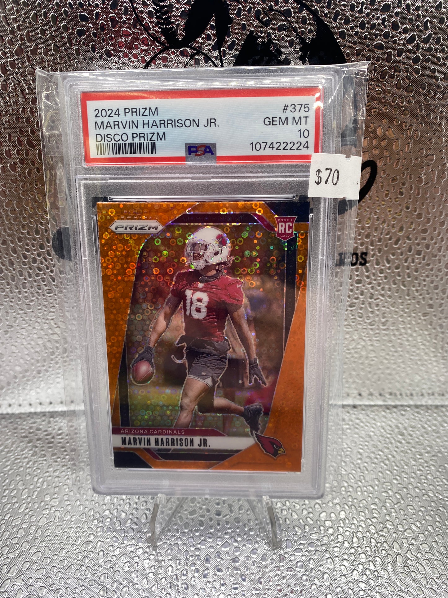 2024 Prizim Marvin Harrison Jr. Disco Prizm Gem Mint 10