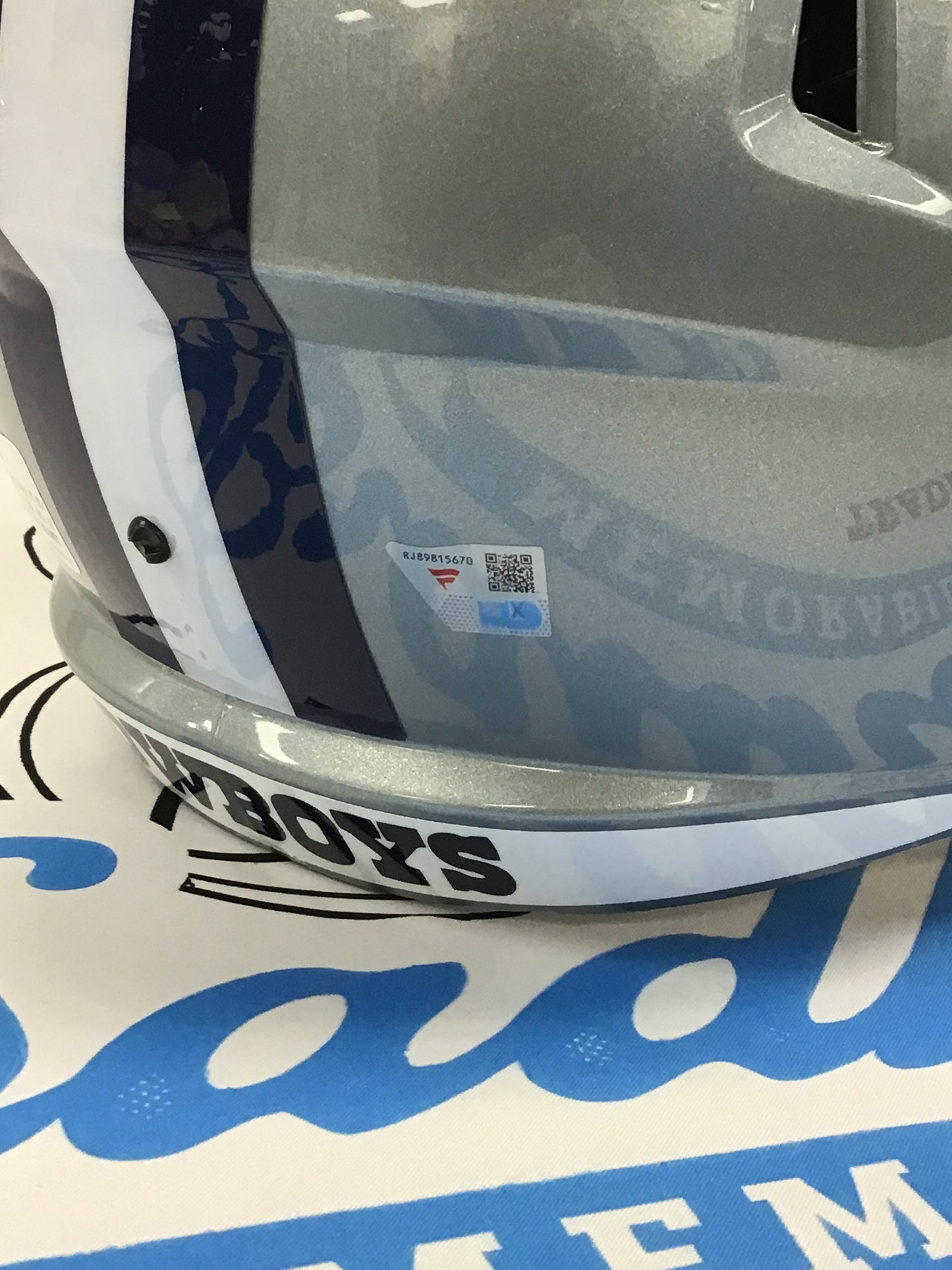 CeeDee Lamb Autographed Helmet