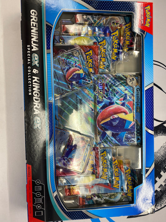 Greninja Ex and Kingdra ex Special Collection