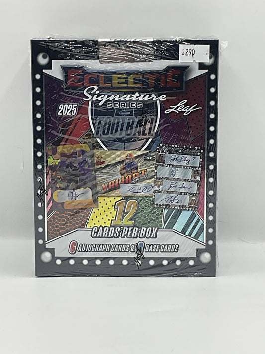 Leaf 2025 Eclectic Signature Series Football Hobby Box