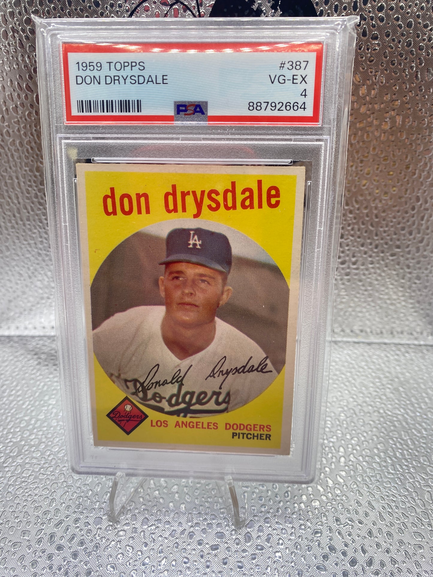 1959 Topps Don Drysdale PSA VG-EX 4