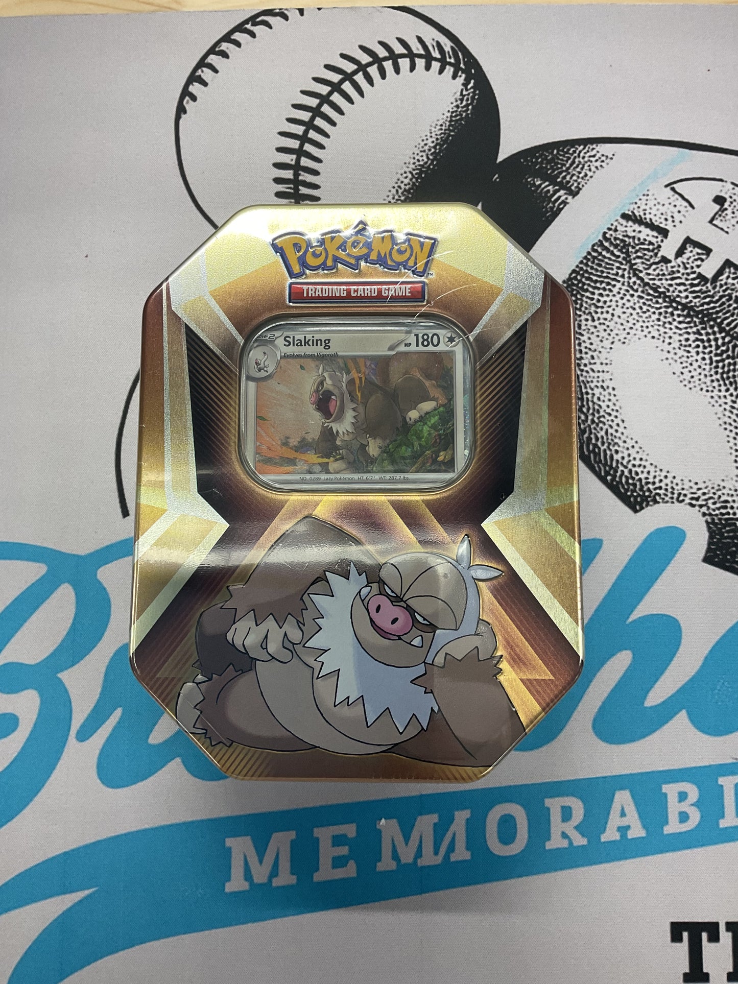 Pokémon Slaking Tin