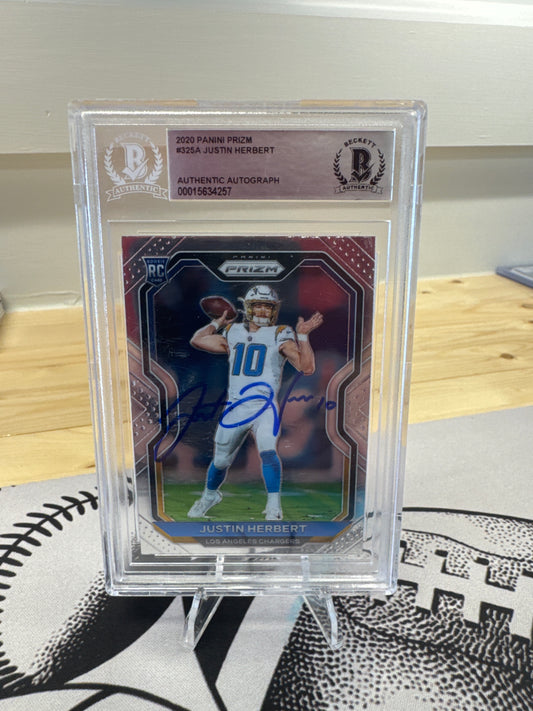 2020 Panini Prizm Justin Herbert Auto