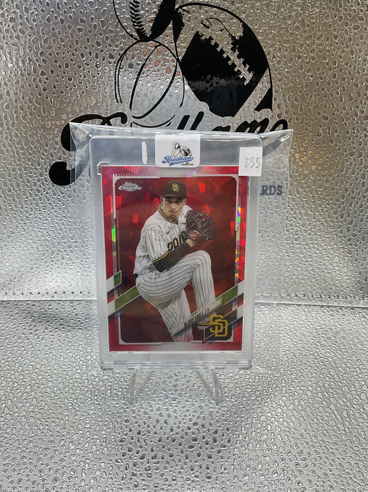 Blake Snell 2021 Topps Chrome Red Ice 3/5 #US184