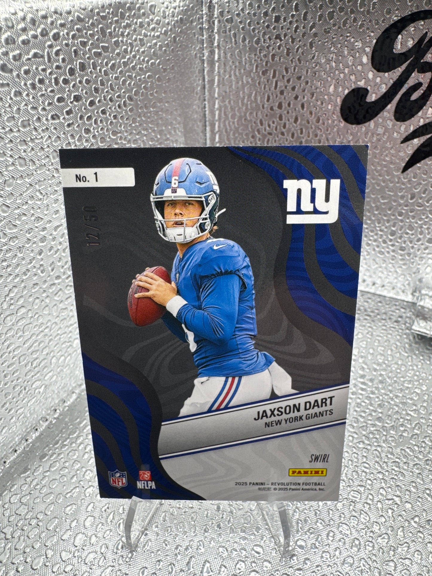 2025 Panini Revolution Jaxson Dart New Wave Swirl /50