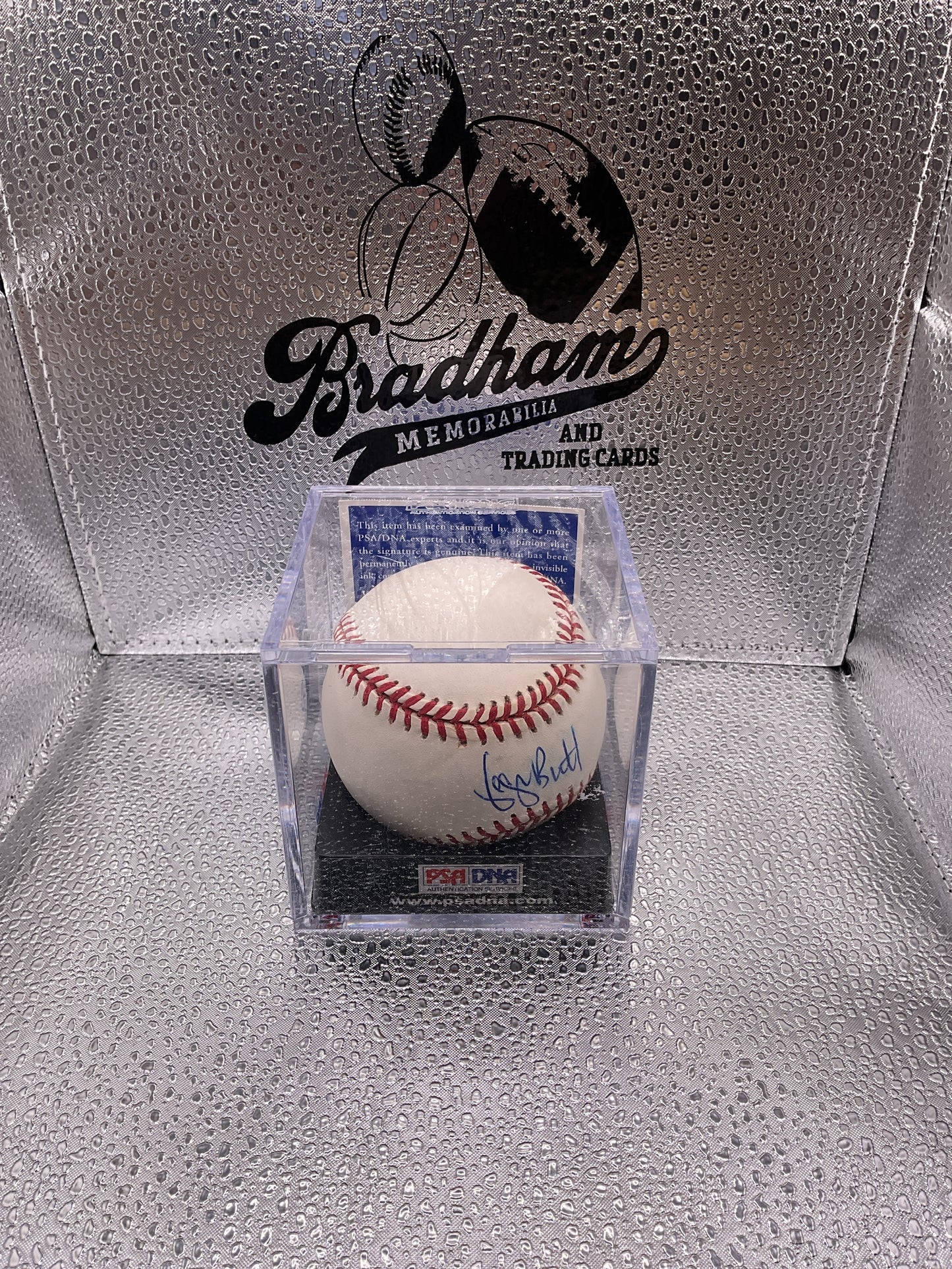 George Brett auto baseball