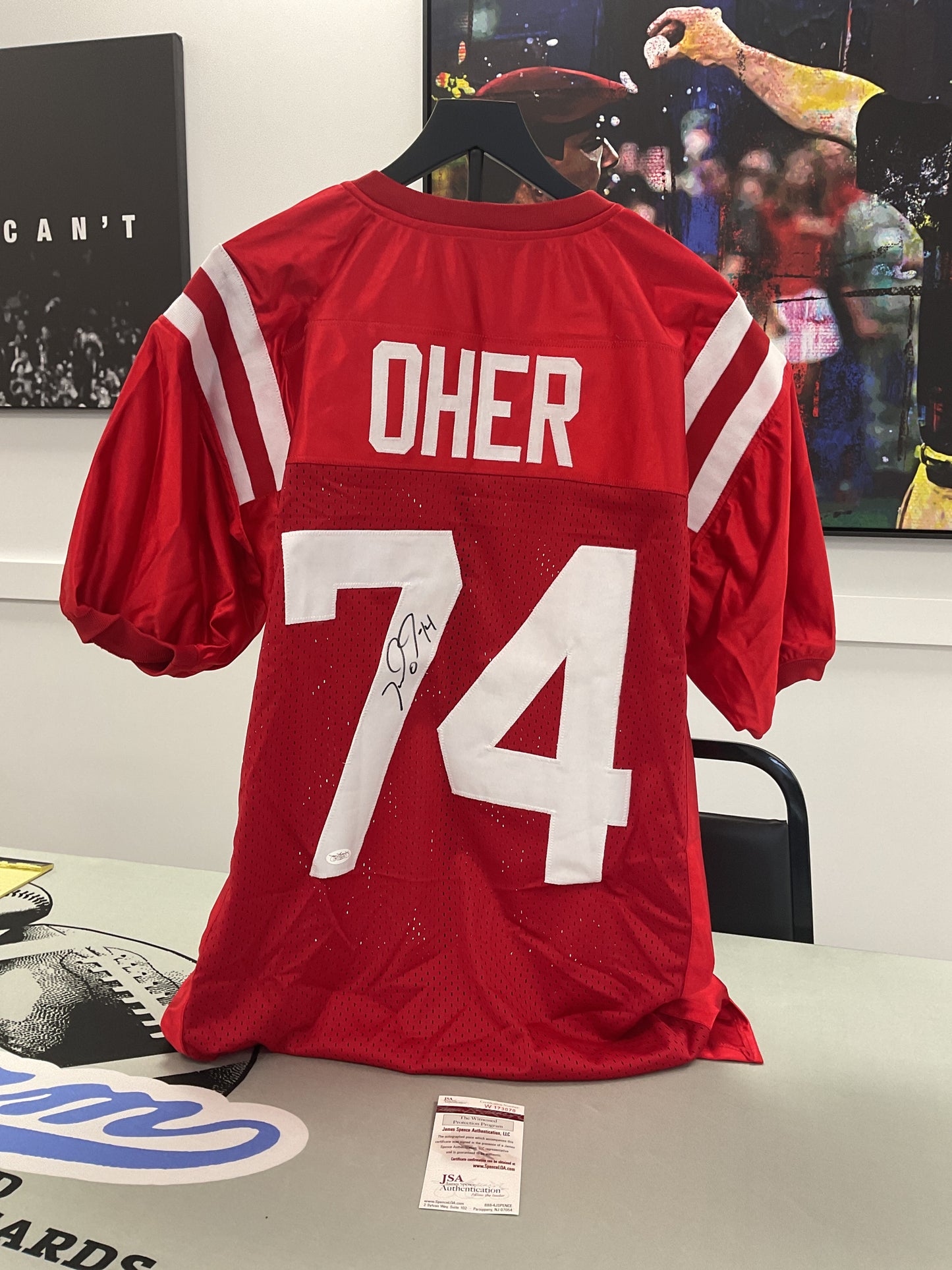 Michael Oher Signed Ole Miss Jersey with COA