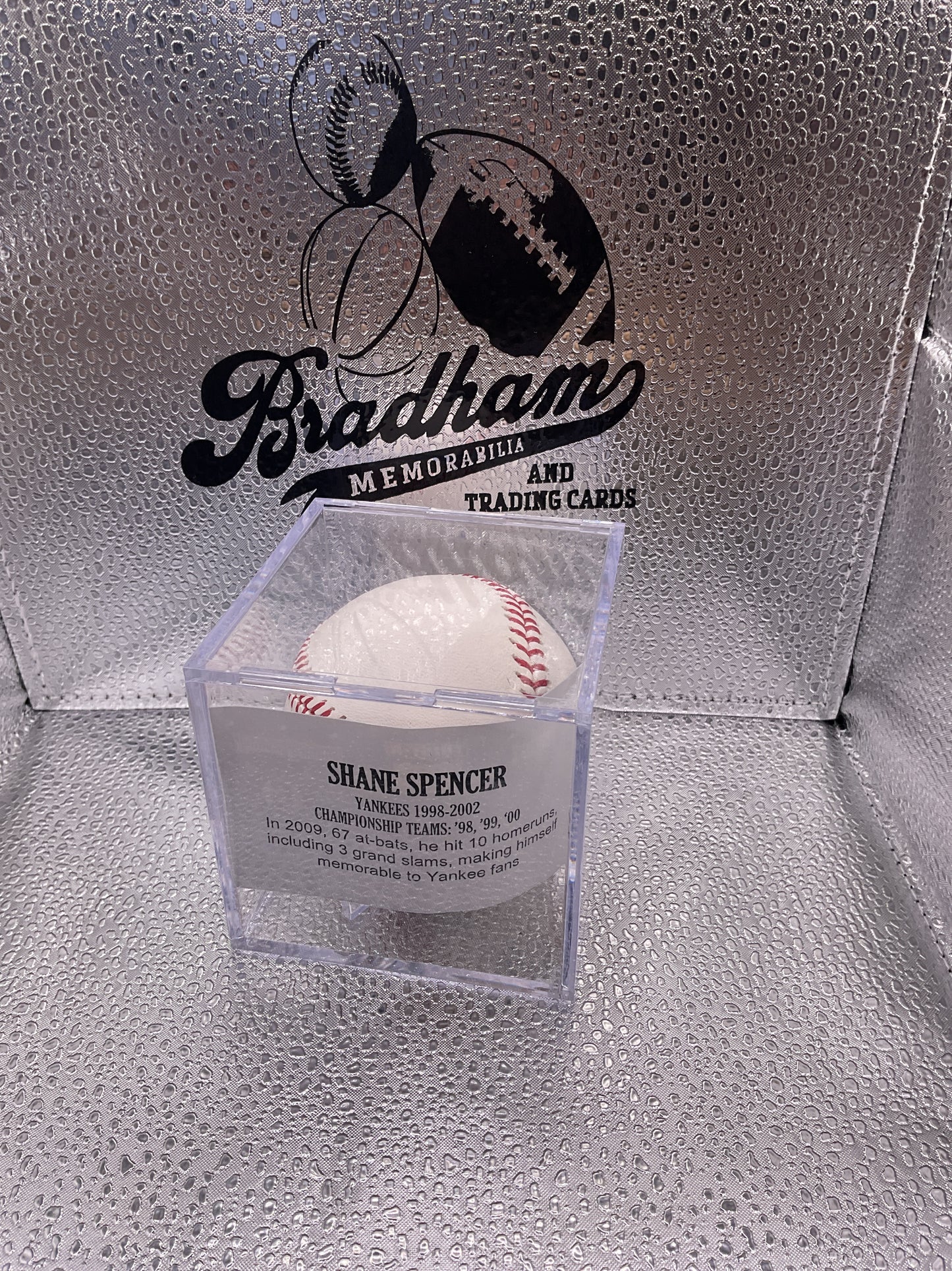 Shane Spencer auto baseball