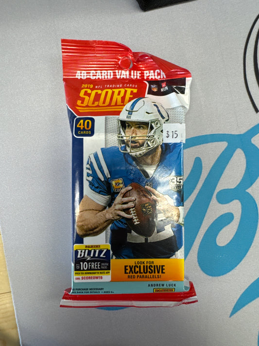 2019 Score Football 40 card pack
